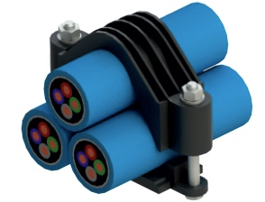 Хомут кабельный для крепления в треугольник