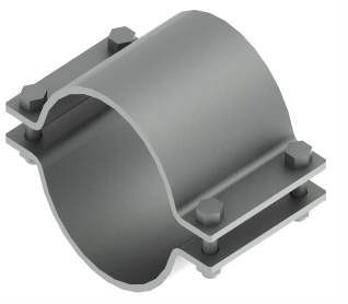 Хомут трубный тяжелых нагрузок версии 1