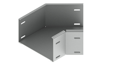 Угол горизонтальный 45° высота борта 120мм