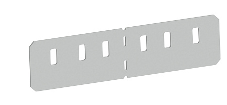 Пластина стыковая соединительная угловая усиленная высота борта 70мм.