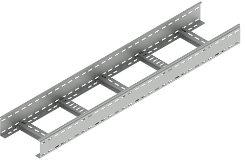 Лоток лестничный высота борта 125мм