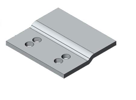 Прижим трубного хомута со скользящим основанием