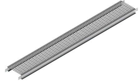 Промежуточный блок прямой секции совмещённой проходной блочно-модульной эстакады, тип 1