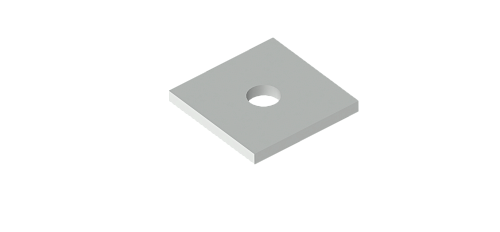Квадратная шайба MUP-MSA001