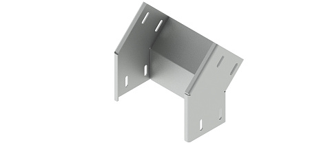 Угол вертикальный 45° внешний высота борта 100мм.