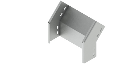 Угол вертикальный 45° внешний высота борта 70мм.