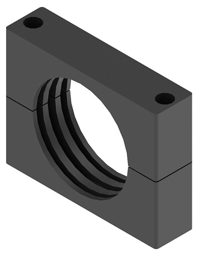 Прижим трубный одиночного крепления, 7 группа