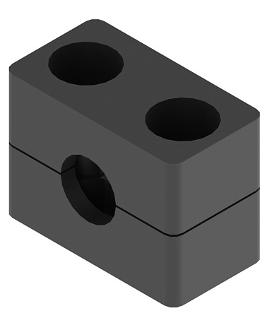 Прижим трубный одиночного крепления, 1A группа