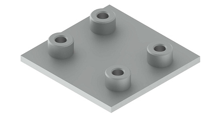 Пластина прижима трубного усиленного