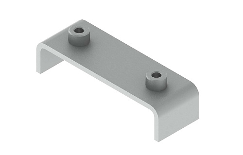 Пластина прижима трубного одинарного мостовая