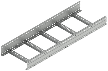 Лоток лестничный усиленный высота борта 150мм