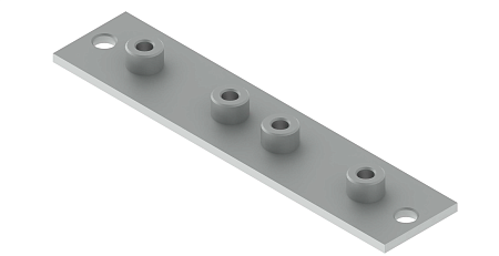 Пластина прижима трубного двойного увеличенная