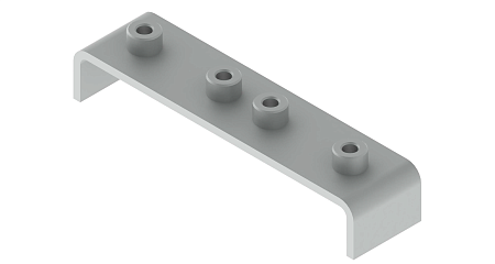 Пластина прижима трубного двойного мостовая