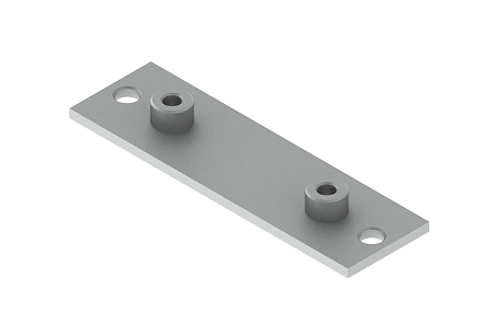 Пластина прижима трубного одинарного увеличенная