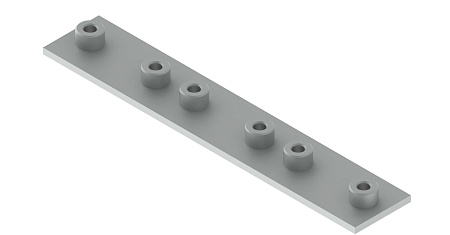 Пластина прижима трубного тройного