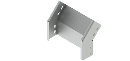 Угол вертикальный 45° внешний высота борта 60мм.