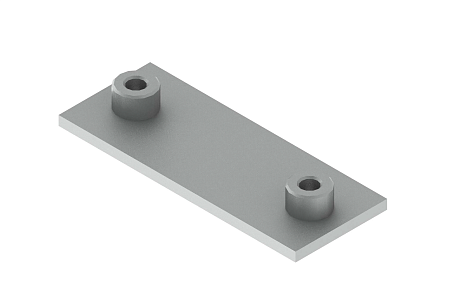 Пластина прижима трубного одинарного