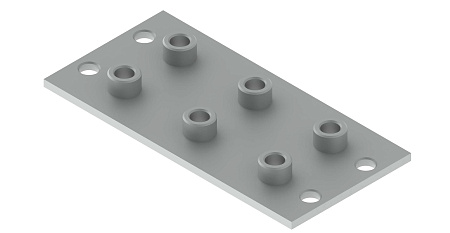 Пластина прижима трубного усиленного увеличенная