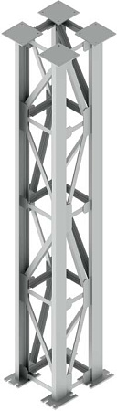 Опора анкерная непроходной несовмещенной блочно-модульной эстакады, тип 2-2