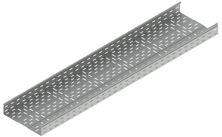 Лоток листовой перфорированный с высотой борта 80мм