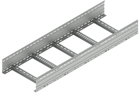 Лоток лестничный усиленный высота борта 175мм