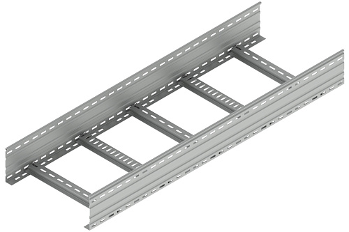 Лоток лестничный усиленный высота борта 175мм