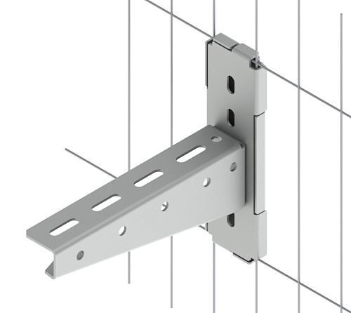 Универсальное крепление к сетчатому забору