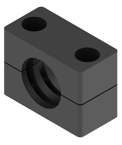 Прижим трубный одиночного крепления, 3 группа