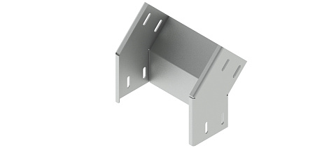 Угол вертикальный 45° внешний высота борта 90мм.