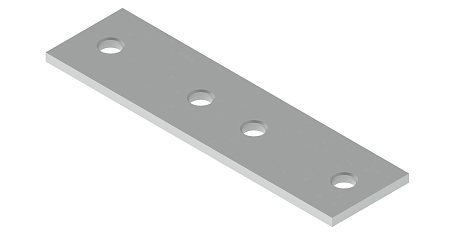 Верхняя пластина прижима трубного двойного