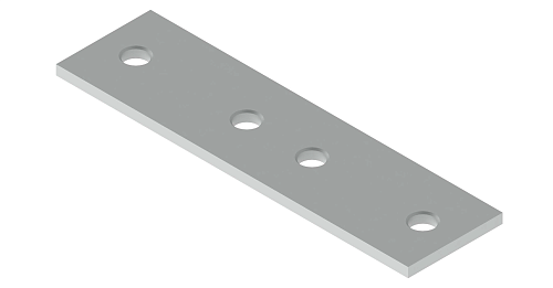 Верхняя пластина прижима трубного двойного