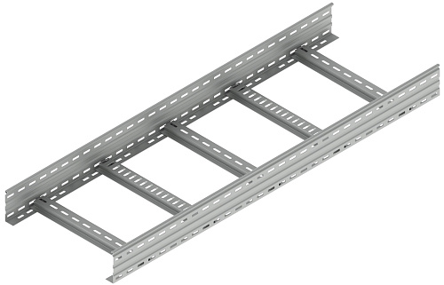 Лоток лестничный усиленный высота борта 125мм