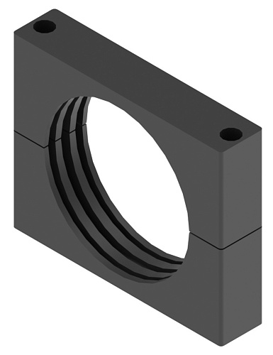 Прижим трубный одиночного крепления, 8 группа